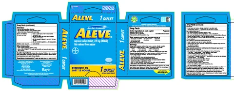Aleve 포장