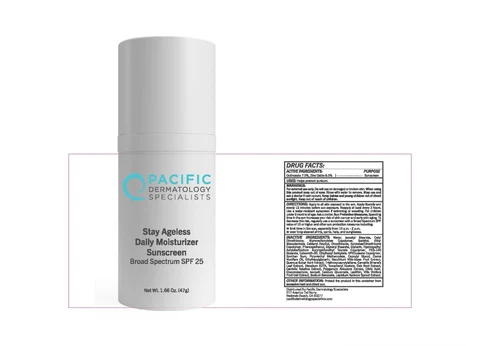 Stay Ageless Daily Moisturizer Sunscreen Broad Spectrum SPF 25 packaging