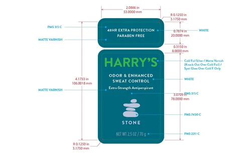 Harrys Extra Strength Antiperspirant Stone packaging
