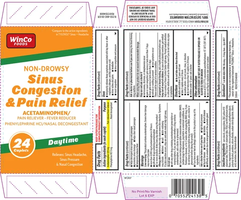 Sinus Congestion and Pain ReliefNon-Drowsy 포장