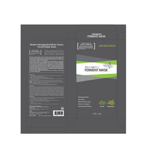 Ashwagandha Ferment Mask 포장