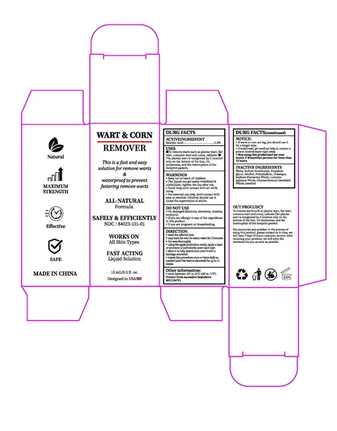 WART CORN REMOVER packaging