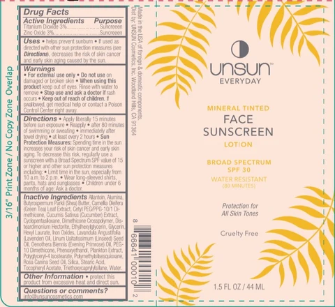 UnsunBroad Spectrum SPF 15 Sunscreen 포장