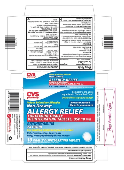 Loratadine ODT packaging