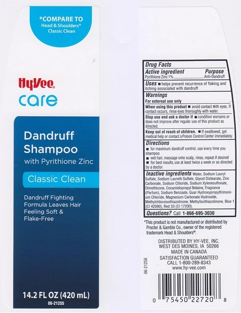 Hyvee Care Classic Clean Dandruff 포장
