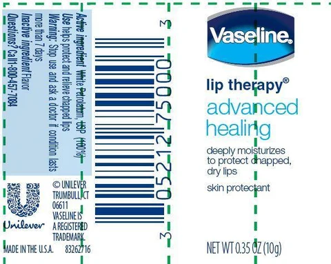 VaselineLip Therapy Advanced Healing 포장