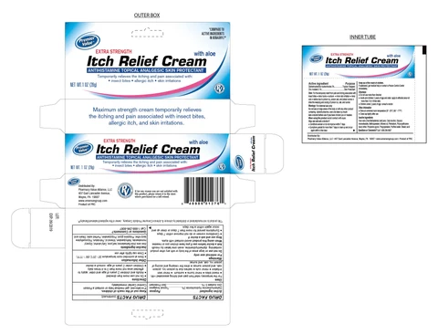 Itch Relief Cream 포장