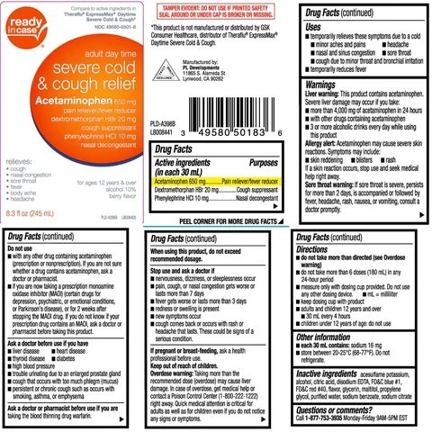 Severe Cold and Cough ReliefDaytime 포장
