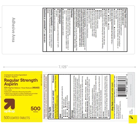 Regular strength aspirin 포장