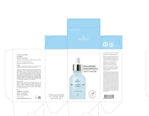 THE SKIN HOUSE HYALURONIC 6000 AMPOULE 포장