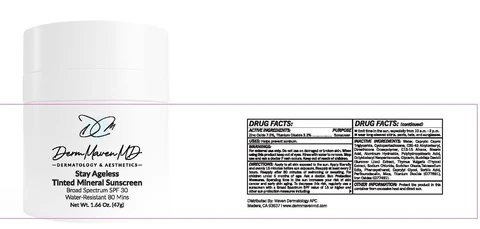 Stay Ageless Tinted Mineral Sunscreen packaging