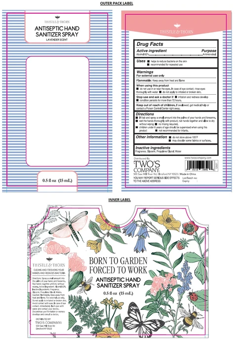 ANTISEPTIC HAND SANITIZERLAVENDER SCENT 포장