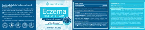 RoyceDerm Eczema Relief Cream 포장