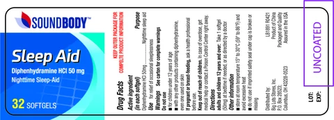 Sleep Aid packaging