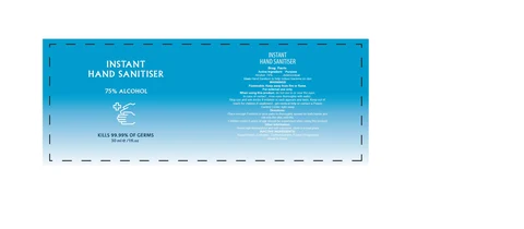 INSTANT HAND SANITISER 포장