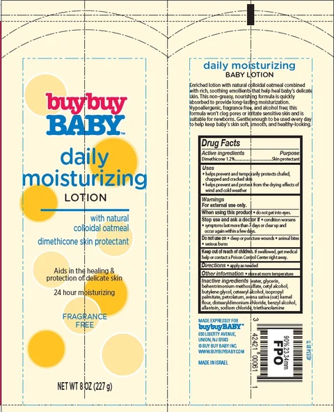 Baby Daily Moisturizing Fragrance Free 포장