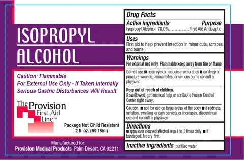 Isopropyl Alcohol packaging