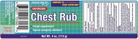 Assured Vaporizing Chest Rub 포장