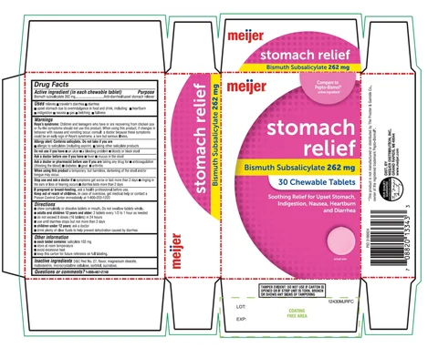 meijer stomach relief 포장