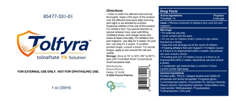 Tolfyra packaging