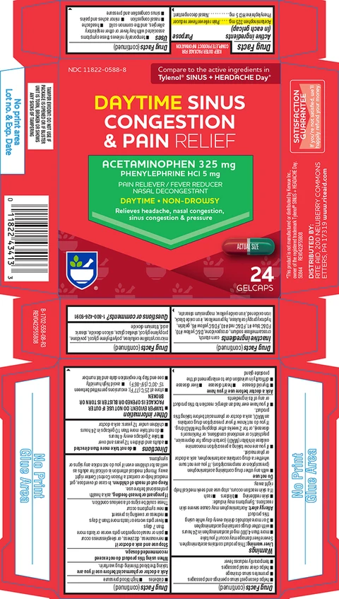 Sinus Congestion and Pain ReliefNon-Drowsy, Daytime 포장