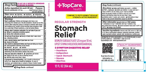 Topcare Stomach Relief packaging