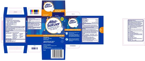 Alka-Seltzer Extra Strength Pain Relief 포장