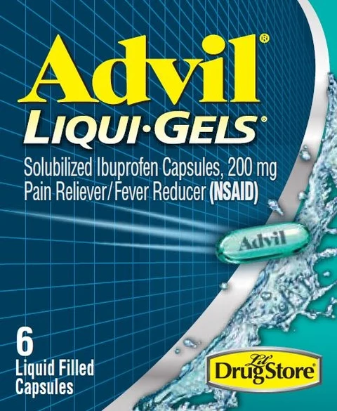 Advil Liqui-Gels 포장