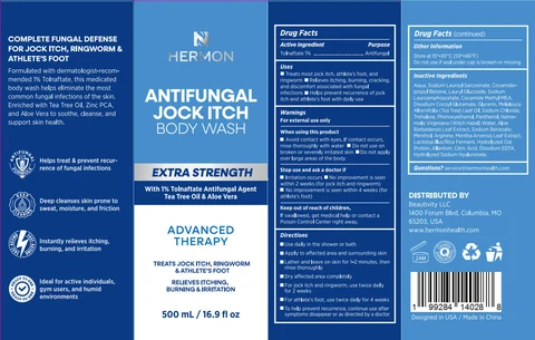 Hermon Antifungal Jock Itch Body Wash 포장
