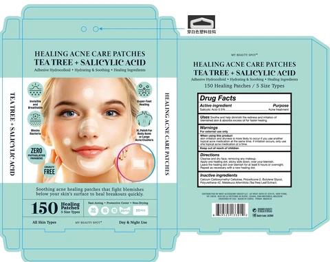 Healing Acne Care Patches - Tea Tree and Salicylic Acid packaging