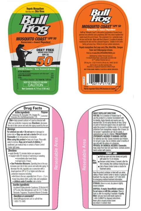 Bull Frog Mosquito Coast SPL 50 Pump packaging