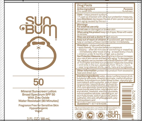 Sun Bum Mineral Sunscreen Broad Spectrum SPF 50 포장