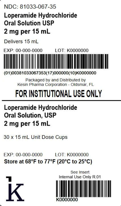 Loperamide OS 15 mL Carton