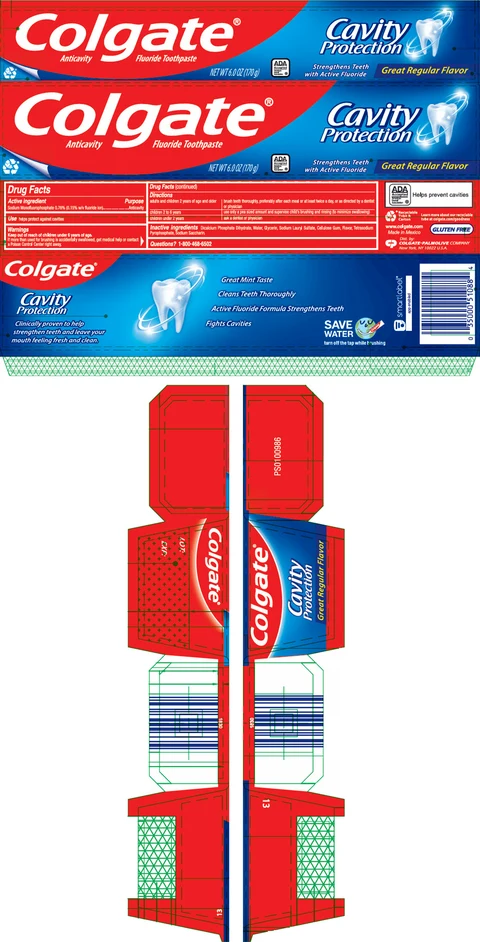 COLGATE Great Regular Flavor packaging