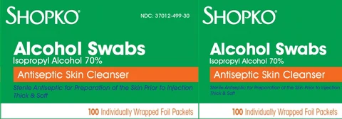 Shopko Alcohol Swabs 포장