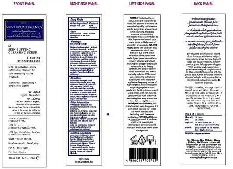 VMV HYPOALLERGENICS ID SKIN-BUFFING CLEANSING SCRUB 포장