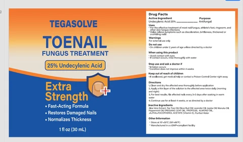 TEGASOLVE TOENAIL FUNGUS TREATMENT 포장