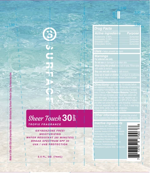 Surface Sun Sheer Touch SPF 30
