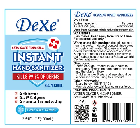 100 ml label