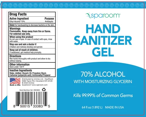 Unscented Hand Sanitizer Gel 포장