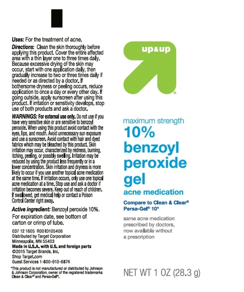 TARGET UP AND UP ACNE MEDICATION 포장