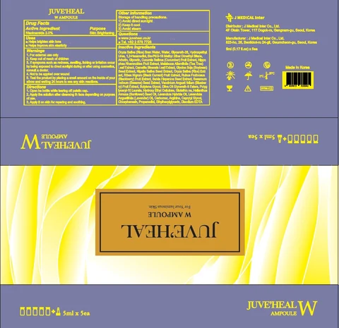 JUVEHEAL W Ampoule packaging