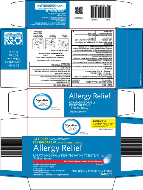 signature care allergy relief 포장