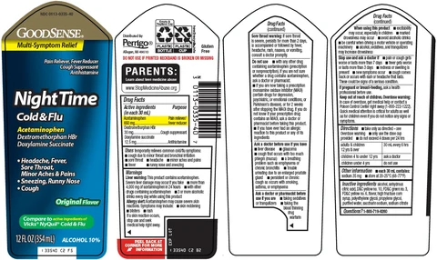 good sense night time packaging