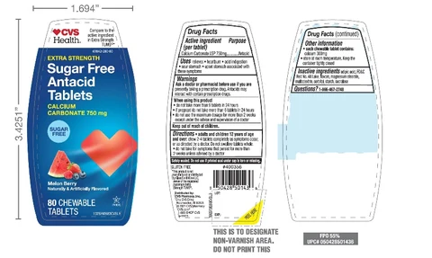 CVS Health Extra StrengthSugar Free packaging