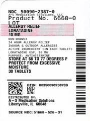 Loratadine Allergy Relief packaging