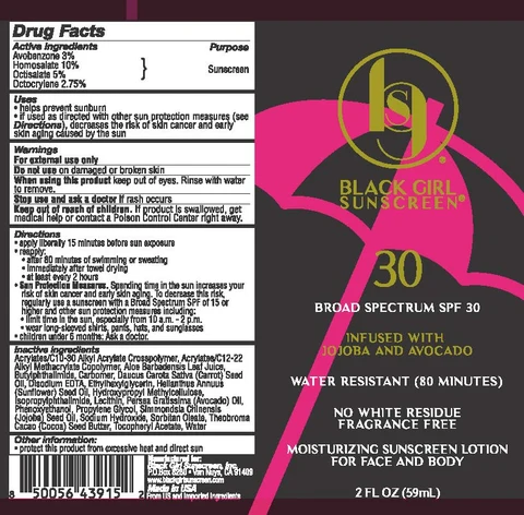 Black Girl SunscreenSunscreen SPF 30 broad Spectrum 포장