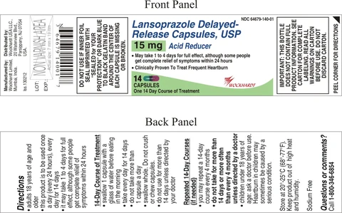 Lansoprazole packaging