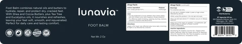 Lunavia Antifungal Foot Balm packaging