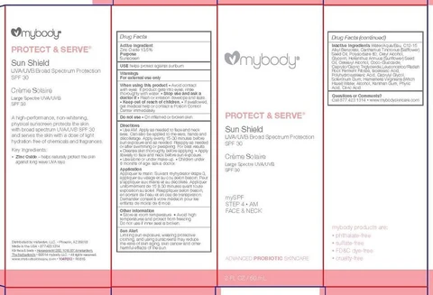 myBody PROTECT AND SERVESPF-30 포장